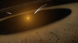 Epsilon Eridani có nhiều đặc điểm giống hệ Mặt Trời. Đồ họa: NASA.