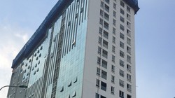 Để đảm bảo an toàn Hà Nội xin ý kiến Bộ Xây dựng về phương án xử lý giật cấp nhà số 8B Lê Trực (Ảnh: Q.V)