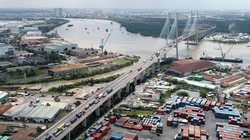 Dự án xây dựng cầu Phú Mỹ - Ảnh: Zing