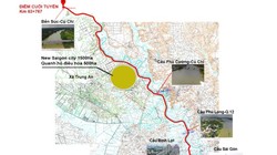 Bản đồ tuyến đường dọc sông dự kiến sẽ thực hiện - Ảnh: PLO