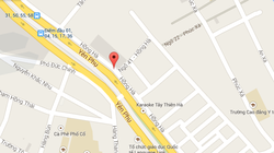 Tuyến đường dài 2,7km chạy từ cầu Long Biên đến ngã tư giao đường Vạn Kiếp.