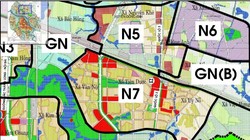 Khu đô thị Uy Nỗ, Đông Anh thuộc phân khu đô thị N7.