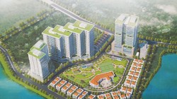 Khu nhà ở Thạch Bàn Lakeside có tổng diện tích gần 8ha.