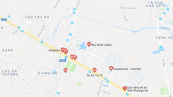 Khu đô thị dầu khí Đức Giang sẽ nằm tại xã Đức Giang và thị trấn Trạm Trôi, huyện Hoài Đức.