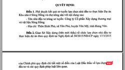 Công ty cổ phần Xây dựng thương mại và vật liệu Sông Hồng chính là nhà đầu tư trúng vòng sơ tuyển thực hiện dự án Khu nhà ở Sông Hồng.