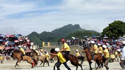 Đua ngựa ở Bắc Hà, Lào Cai/ Ảnh: Vietnamnet.vn