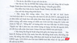 Dự án Đầu tư xây dựng Đài tưởng niệm các anh hùng liệt sỹ huyện Thuận Thành với tổng mức đầu tư hơn 44 tỷ đồng.