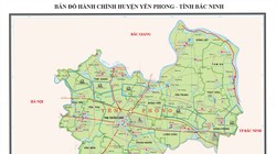 Địa điểm thực hiện dự án tại xã Đông Tiến, xã Trung Nghĩa và thị trấn Chờ, huyện Yên Phong.