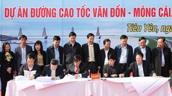 Tuyến cao tốc Vân Đồn - Móng cái có tổng chiều dài hơn 8okm/ Ảnh: baoquangninh.com.vn