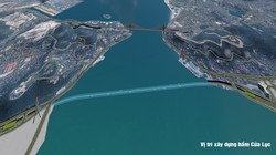 Vị trí xây dựng Hầm đường bộ Vịnh Cửa Lục.