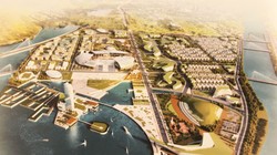 Phối cảnh Trung tâm hành chính tỉnh Khánh Hòa dự kiến trước đây. Ảnh: baokhanhhoa.vn