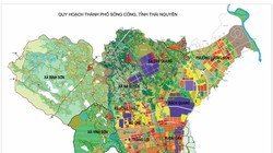 Dự kiến tuyến đường đô thị dọc Sông Công với chiều dài khoảng 2km, tổng mức đầu tư 164 tỷ đồng.