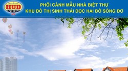 Theo cơ cấu chức năng sử dụng đất KĐTST dọc hai bờ sông Đơ sẽ có: đất biệt thự, đất liền kề, đất chung cư,.../ Ảnh: hud4.vn