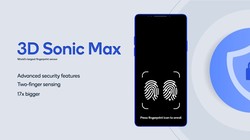 Cảm biến vân tay siêu âm 3D Sonic Max