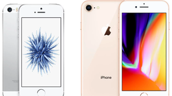 iPhone SE và iPhone 8 của Apple. Ảnh: Macrumors