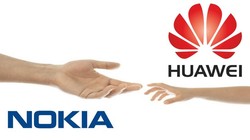 Nokia và Huawei trong cuộc chạy đua 5G. Ảnh: Gagadget