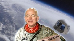 Ông chủ Amazon, Jeff Bezos tuyên bố sẽ bay vào vũ trụ. Ảnh: Market Watch