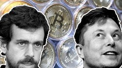 Elon Musk và Jack Dorsey là hai nhân vật ủng hộ mạnh mẽ tiền mã hóa thời gian qua. Ảnh: MarketWatch