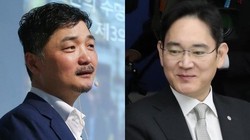 Ông Kim Beom-su và thái tử Samsung Lee Jae-yong