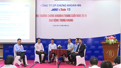 Khung cảnh hội thảo MBS Talk 15 với chủ đề: Thị trường chứng khoán Việt Nam 6 tháng cuối năm 2018 - "Dao động trong khung" 