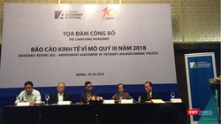 Tọa đàm công bố Báo cáo Kinh tế Vĩ mô Quý III/2018 (Ảnh: P.D)