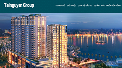 Ảnh chụp màn hình website Công ty Cổ phần Tài Nguyên - Mã CK: TNT (Nguồn: tainguyen.vn)