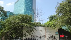  Khu đất 8-12 Lê Duẩn nằm trên khu vực "lõi" của quận trung tâm Tp. HCM và là khu đất trống hiếm hoi còn lại. (Ảnh: Trường Minh)
