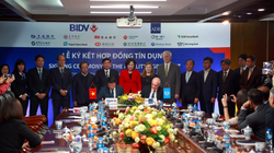 Lễ ký kết hợp đồng tín dụng giữa ADB và BIDV diễn ra vào ngày 12/12/2018 (Nguồn: BIDV)