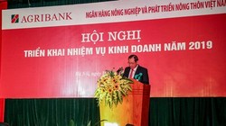 Ông Tiết Văn Thành - Thành viên HĐTV, Tổng Giám đốc Ngân hàng Nông nghiệp và Phát triển Nông thôn Việt Nam (Agribank), phát biểu tại Hội nghị (Nguồn: Agribank)