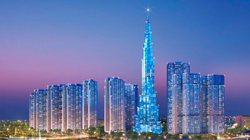 Tòa tháp Landmark 81 Tower thuộc một dự án đô thị của Vinhomes (Ảnh: Internet)