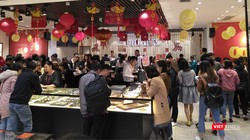 Không khí giao dịch diễn ra sôi động tại nhiều cửa hàng