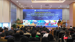 Quang cảnh buổi Hội thảo Kinh tế Việt Nam năm 2018 và triển vọng năm 2019 với chủ đề “Hướng tới chính sách tài khóa bền vững và hỗ trợ tăng trưởng” (Ảnh: P.D)