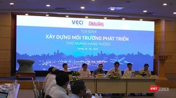 Toàn cảnh buổi Tọa đàm Xây dựng môi trường phát triển cho ngành hàng không (Ảnh: VT)