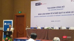 PGS.TS Nguyễn Đức Thành - Viện trưởng VEPR - phát biểu tại buổi tọa đàm