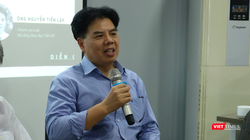 Luật sư Nguyễn Tiến Lập phát biểu tại buổi tọa đàm (Ảnh: Chi Lê)