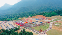 Toàn cảnh Khu du lịch tâm linh - sinh thái Tây Yên Tử tại Lễ khai hội xuân năm 2019 (Nguồn: dulichbacgiang.gov.vn)