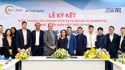 Buổi lễ ký kết giữa SkyX Solar và SAIGONTEL
