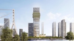 Phối cảnh dự án Capitaland Tower trên một số trang môi giới bất động sản