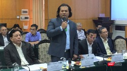 Chủ tịch HBRE Hồ Tá Tín tại toạ đàm "Góp ý cơ chế, chính sách phát triển năng lượng tái tạo" hôm 29/10/2020 (Ảnh: P.D)