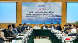 Toàn cảnh buổi toạ đàm "Góp ý cơ chế chính sách phát triển năng lượng tái tạo" (Ảnh: P.D)