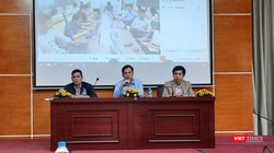 Ban lãnh đạo Tập đoàn Hà Đô chia sẻ tại hội nghị chuyên gia phân tích diễn ra chiều nay (3/10/2020)