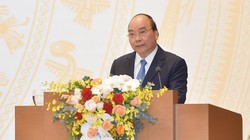 Thủ tướng Nguyễn Xuân Phúc phát biểu kết luận Hội nghị Chính phủ với địa phương sáng 29/12/2020 (Ảnh: VGP)