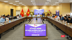 Toàn cảnh lễ phát động Chương trình bình chọn, trao tặng giải thưởng “Chuyển đổi số Việt Nam - Vietnam Digital Awards” năm 2021