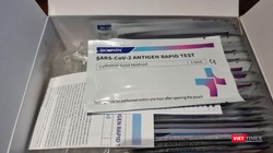 Một loại kit test nhanh Covid-19 được chào mời với giá chỉ 75 cents/kit 