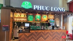 Cửa hàng Phúc Long trong một siêu thị WinMart ở Hà Nội 