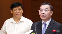 Nguyên Bộ trưởng Bộ Y tế Nguyễn Thanh Long và nguyên Chủ tịch UBND Tp. Hà Nội Chu Ngọc Anh