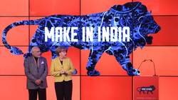 Chiến dịch "Make in India" có thực sự tạo được cú hích cho ngành sản xuất của Ấn Độ? (Ảnh: Bloomberg)