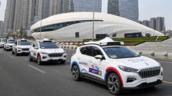 Đội quân taxi điện ở Thâm Quyến (Ảnh: Techcrunch)