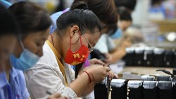 Tuyển dụng tại một hội chợ việc làm ở Bắc Kinh, Trung Quốc (Ảnh: Getty)