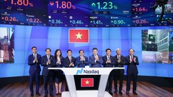 Thủ tướng Phạm Minh Chính rung chuông mở cửa phiên giao dịch ngày 22/9 của sàn chứng khoán Nasdaq (Ảnh: VGP)